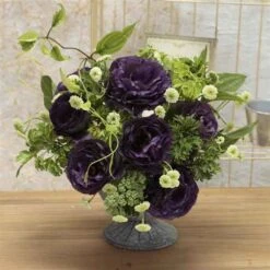 Black Pearl Lisianthus Seeds - Rare Dark Purple Rose-Like Blooms