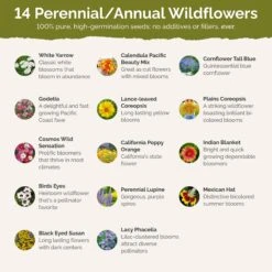 North Dakota Wildflower Seed Mix - 14 Varieties for Resilient Landscapes -Eden Brothers Shop north dakota SMREG162 st2