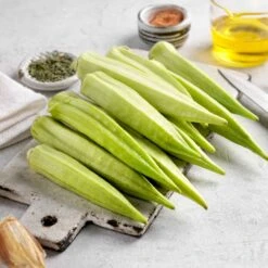 Blondy Okra Seeds - Early Harvest Award-Winning Vegetable Seeds