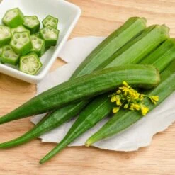 Perkins Long Pod Okra Seeds - High-Yielding Heirloom Vegetable