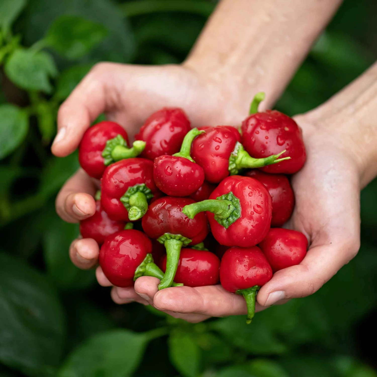 Red Cherry Hot Pepper Seeds - Heirloom Vegetable Garden Seeds 2 Red Cherry Hot Pepper Seeds - Heirloom Vegetable Garden Seeds - Image 2