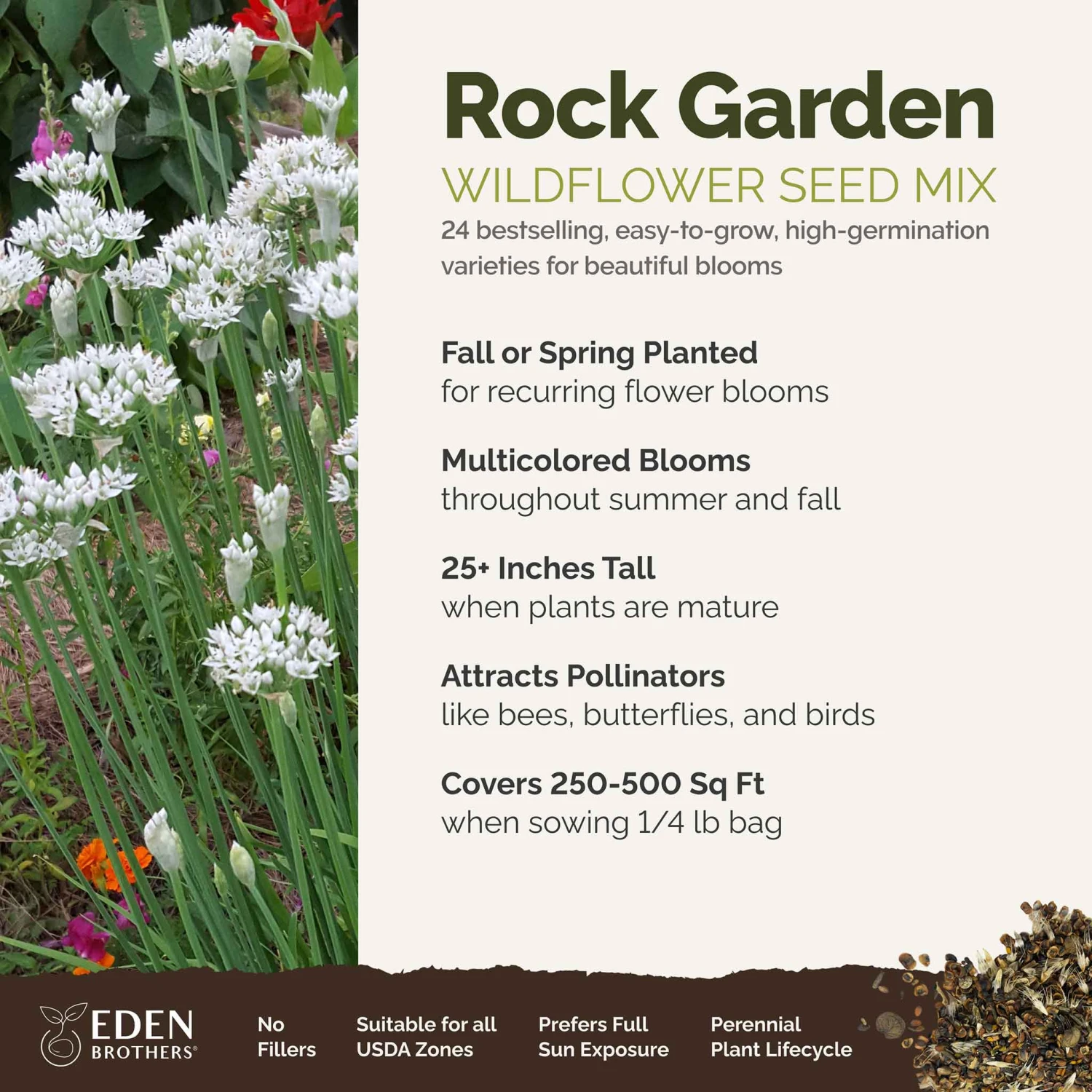 Rock Garden Perennial Wildflower Seed Mix 2 Rock Garden Perennial Wildflower Seed Mix - Image 2