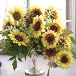 Marley Sunflower Seeds - Tall Multi-Color Decorative Garden Blooms